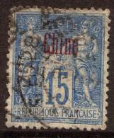 China France P.O. 1894 15c With "SHANG-HAI" And Other Cancels VFU - Other & Unclassified