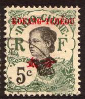 China France P.O. 1908 5c Green With "KOUANG-TCHEOU" Overprint VFU - Other & Unclassified