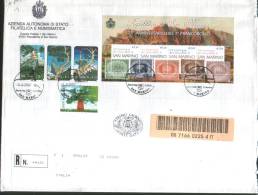 San Marino 2002 Busta FDC Anno Internazionale Delle Montagne-Fgl 125 Primo Franc.- 10° Maastricht     ° VFU - Usados