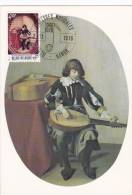 Carte Maximum BELGIQUE  N° Yvert 1822 (W.C. DUYSTER - Le Jeune Musicien) Obl  Sp Ill 1976 - 1971-1980