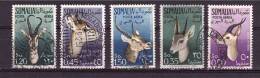 SOMALIA  Italian Administration  Air Set Sassone Cat. N° 26/28-30/31 Very Fine Used - Gibier