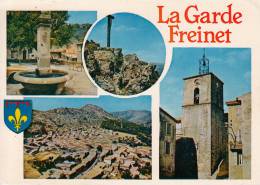 Delcampe - 83 - La Garde Freinet - Blason Et Multi-Vues. Un Village Des Maures. - La Garde Freinet