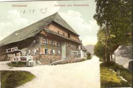 Hollental Gasthaus Zum Himmelreich Couleur Bon Etat 1909 - Other & Unclassified