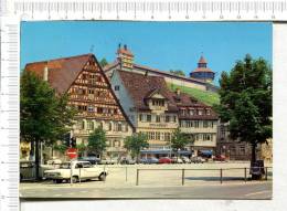 Delcampe - ESSLINGEN Am NECKAR - Marktplatz Mit Burg -  Véhicules Anciens - Esslingen