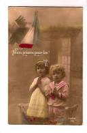 Delcampe - ALSACE - Nous Prions Pour Toi - Enfants Qui Prient Pour Leur Père Soldat - Heimat