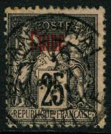 China France P.O. 1894 25c With "SHANG-HAI/CHINE/01"cds VFU - Other & Unclassified