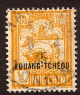 China France P.O. 1927 15c KOUANG-TCHEOU With "HANOI TONKIN" CDS VFU - Sonstige & Ohne Zuordnung