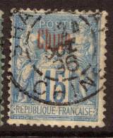 China France P.O. 1894 15c With "SHANG-HAI CHINE 24 OCT 96" CDS VFU - Altri & Non Classificati