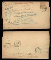 Argentina Argentinien 1892 Wrapper Forwarded SUCORSAL To BODA - Storia Postale