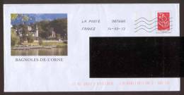 PAP ENTIER POSTAL MARIANNE DE LAMOUCHE - BAGNOLES-DE-L´ORNE (Orne) - PAP: Ristampa/Lamouche