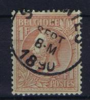 Belgium OBP 51 , 1884  Used Obl. - 1884-1891 Leopold II