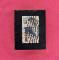 USA - STATI UNITI 1967 AIRMAIL COLUMBIA JAYS BIRDS Uccelli Vogels Oiseaux Birds Aves John J. Audubon1785-1851 USED - 3a. 1961-… Afgestempeld