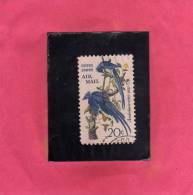 USA - STATI UNITI 1967 AIRMAIL COLUMBIA JAYS BIRDS Uccelli Vogels Oiseaux Birds Aves John J. Audubon1785-1851 USED - 3a. 1961-… Gebraucht