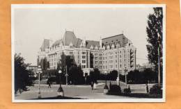 Empress Hotel Victoria BC Old Real Photo Postcard - Victoria