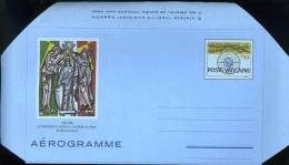 AEROGRAMMA VATICANO PATRONI D´ITALIA 750 L 1989 - Postal Stationeries