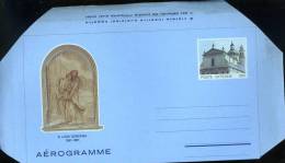 AEROGRAMMA VATICANO SAN LUIGI GONZAGA 800 L 1991 - Postal Stationeries