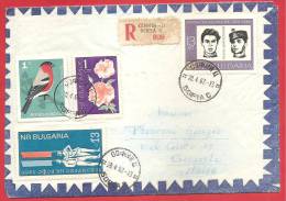 BULGARIA -  STORIA POSTALE - 1967 - RACCOMANDATA SOFIA  - GROSSETO - Lettres & Documents