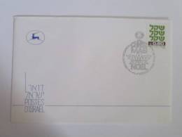 ISRAEL 1980  SPECIAL POSTMARK COVER CHRISTMAS NOEL CANDELS - Lettres & Documents