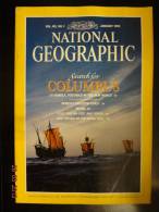 National Geographic Magazine January 1992 - Scienze