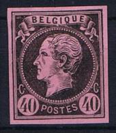 Belgium:  1865 Drukproeven, Proof - Proeven & Herdruk