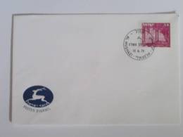 ISRAEL 1973 POSTMARK COVER AL MUGHAZI - Brieven En Documenten