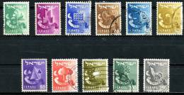 ISRAËL   Y&T   97 - 108   Obl   ---    TB  --  Manque 106 - Used Stamps (without Tabs)