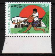 Le Cricket à Wallis - Wallis Et Futuna Aérien 204 NMH 1998 - Unused Stamps