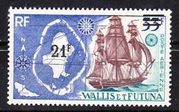 Timbre De 1955 Surchargé- Wallis Et Futuna Aérien 38- 1971 - Unused Stamps