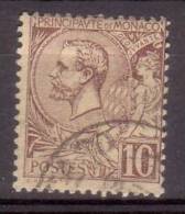 Monaco 1891 Mi Nr 14 Koning Albert I   10c - Used Stamps