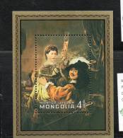 LOT 603  : MONGOLIE BF 79** TABLEAUX RELBRANDT  - Cote 7 € - Rembrandt