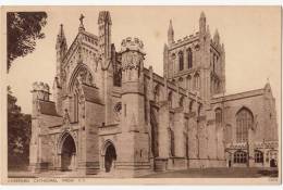 Hereford Cathedral, Herefordshire, Photocrome Postcard - Herefordshire