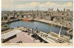 Aberdeen From The Harbour, Ship, Dennis Postcard., - Aberdeenshire