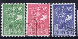 Belgium: OBP 927-929 Used Obl, 1953 - Usados