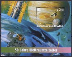 ONU Vienne 2007 ** Feuillet 50 Jahre Weltraumzeitalter - Hojas Y Bloques