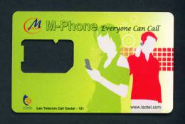 LAOS - SIM FRAME Phonecard As Scan - Laos