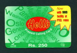 PAKISTAN - Remote Phonecard As Scan - Pakistán