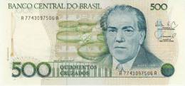 BILLET # BRESIL # 1986 # 500 CRUZADOS  # QUINHENTOS CRUZADOS #  NEUF # VILLA LOBOS - Brazil