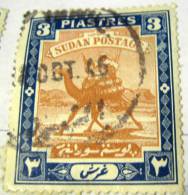 Sudan 1898 Arab Postman 3pi - Used - Soedan (...-1951)