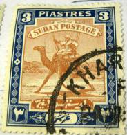 Sudan 1898 Arab Postman 3pi - Used - Soedan (...-1951)