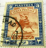 Sudan 1898 Arab Postman 3pi - Used - Sudan (...-1951)
