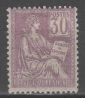 Mouchon N° 115a (Chiffres Déplacés Vers Le Haut) Neuf * Gomme D'Origine  TTB - Unused Stamps