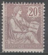 Mouchon N° 126  Neuf * Gomme D'Origine  TTB - Unused Stamps