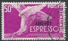 1952 TRIESTE A USATO ESPRESSO 50 LIRE - RR11340-2 - Poste Exprèsse