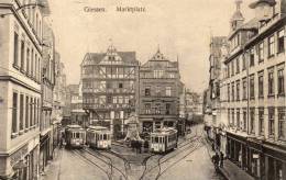 Giessen Marktplatz Tram1910 Postcard - Giessen