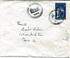 Enveloppe Sans Rabat Avec Cachet Du 10/08/1956 Sur Timbre N°512 - Franking Machines (EMA)