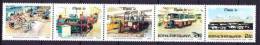 Bophuthatswana - 1991 - Bus Manufacture, Vehicles - Strip Of 5 - Bus