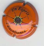 Plaque De Muselet  " Un Esprit ... L'Excellence"* - Otros & Sin Clasificación