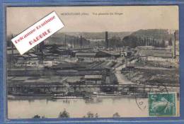 Carte Postale 60. Montataire  Les Forges  Usine Trés Beau Plan - Montataire