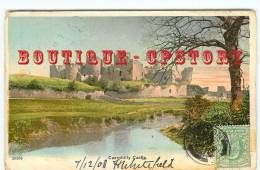 WALES - CYMRU - CAERPHILLY Castle - Chateau Au Pays De Galles - Dos Scanné - Andere & Zonder Classificatie