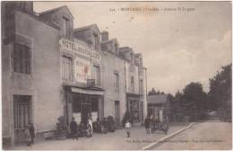 Montaigu (Vendée) Avenue Saint Jacques "Hôtel Des Halles - Hervouet Et Ponvert" - Montaigu